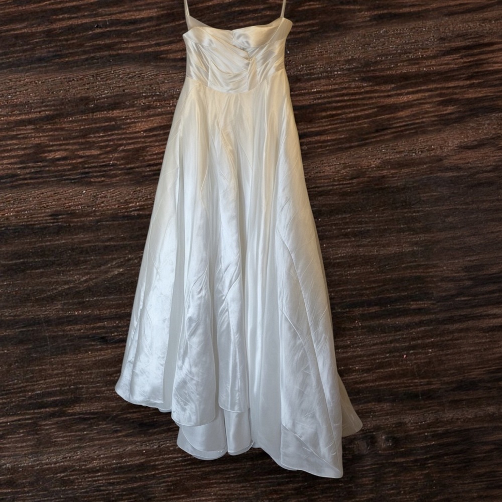 Lulus Strapless White Gown M